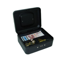 Factory High quality steel money storage 8 inch cash box with combination lock